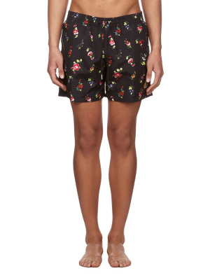 Dior Homme Printed Floral Swim Shorts