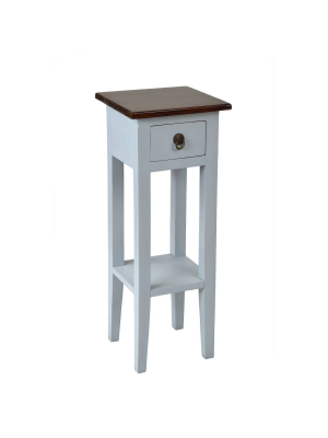 Rico Mahogany End Table Gray - East At Main