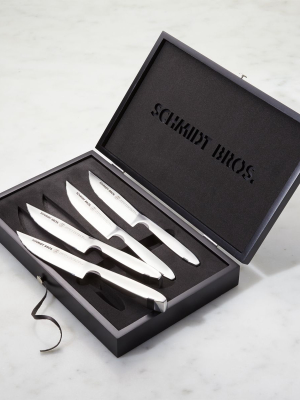 Schmidt Brothers ® Stainless Steel Jumbo Steak Knives, Set Of 4