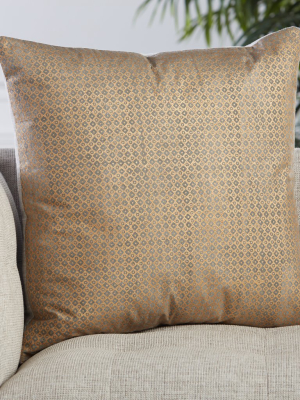 Bayram Trellis Pillow In Gold