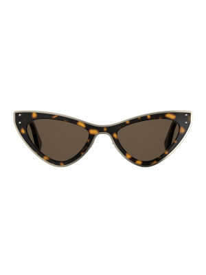 Moschino Eyewear Cat Eye Sunglasses