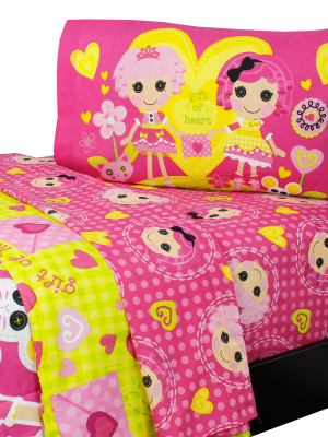 Twin Bedding Set Gingham Hearts Comforter Sheets - Lalaloopsy..