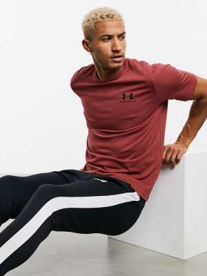 Under Armour Sportstyle Logo T-shirt In Red