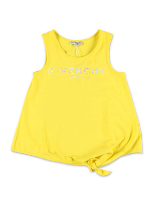 Givenchy Kids Foil Logo Print Tank Top