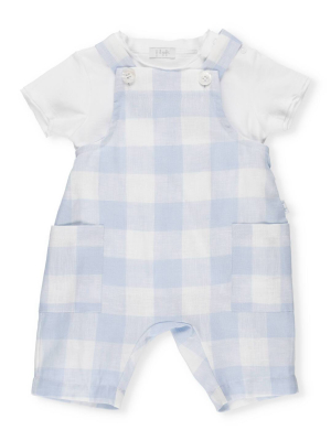 Il Gufo Front Pockets Checked Jumpsuit