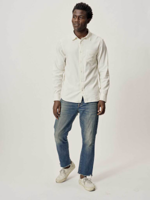 Buck Mason Natural Draped Twill One Pocket Shirt - Autumn