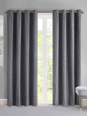 Emery Crinkle Matte Satin Panel