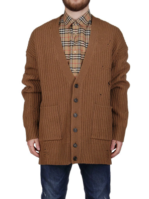 Dsquared2 Distressed Buttoned Cardigan