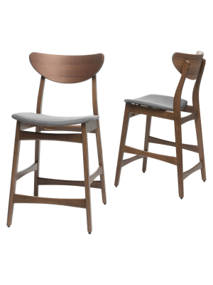 Set Of 2 24" Gavin Counter Height Barstool - Christopher Knight Home