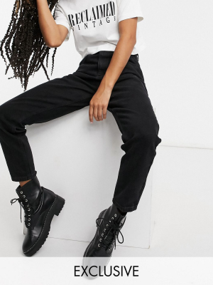 Reclaimed Vintage The '89 Slim Tapered Leg Jeans In Black