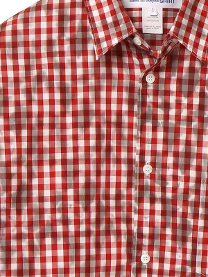 Comme Des Garçons Shirt Checked Shirt