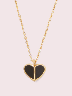 Heritage Spade Enamel Heart Mini Pendant