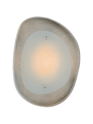 Samos Small Sculpted Sconce In Various Colors