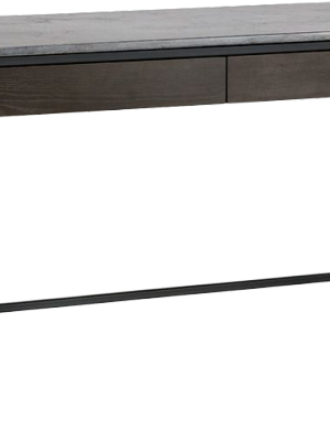 Crane Desk – Black/grey Marble