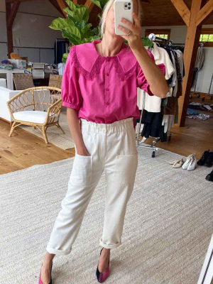 Petra Blouse - Aurora Pink