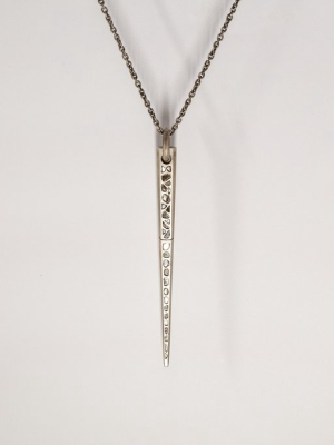 Big Spike Necklace (mega Pavé, Da+dia)