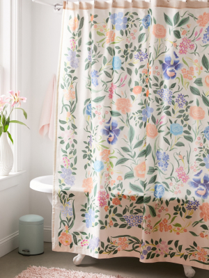 Jacinta Floral Shower Curtain