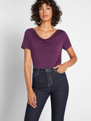 Drape It 'til You Make It Knit Top