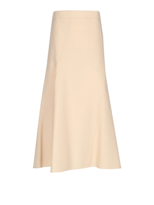 Jil Sander Bias-cut High Rise Midi Skirt