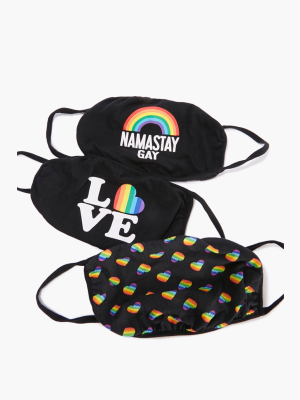 Rainbow Face Mask Set