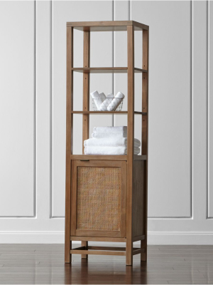 Blake Grey Wash Tall Cabinet