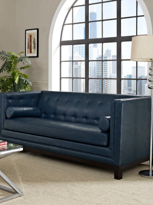 Imperial Bonded Leather Sofa - Modway