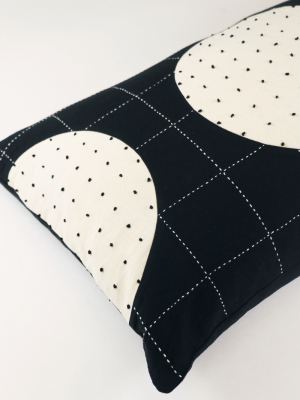 Anchal Lunar Dot Lumbar Pillow