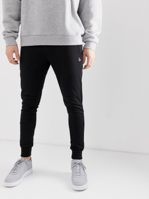 Jack & Jones Intelligence Skinny Fit Logo Sweat Sweatpants In Black