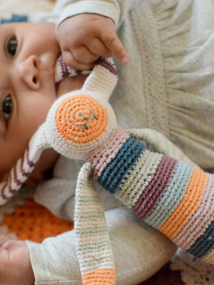 Rainbow Bunny Rattle