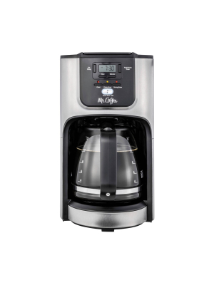 Mr. Coffee Rapid Brew 12-cup Programmable Coffee Maker - Silver