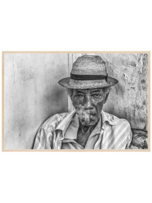 Blu Art Cuban Man With Cigar