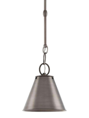 Altamont 1 Light Pendant Historic Nickel