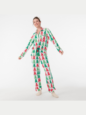 Festive Trees Knit Sleep Set