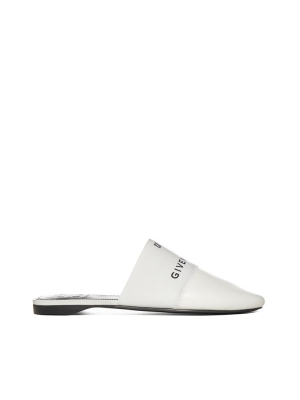 Givenchy Paris Logo Flat Mules