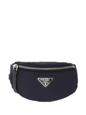 Prada Logo Plaque Mini Pouch Bag