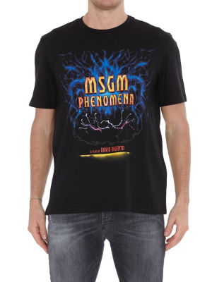 Msgm X Dario Argento Phenomena Print T-shirt