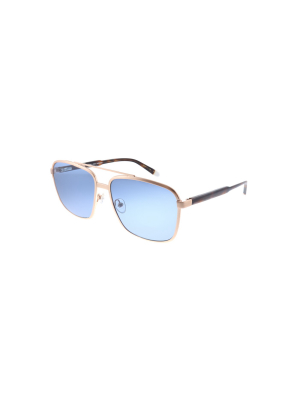 Original Penguin The Earl 2.0 Sun Rg Unisex Aviator Polarized Sunglasses Rose Gold 59mm