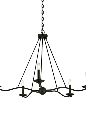 Sawyer 5lt Chandelier Iron