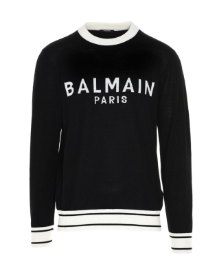 Balmain Logo Knitted Sweater