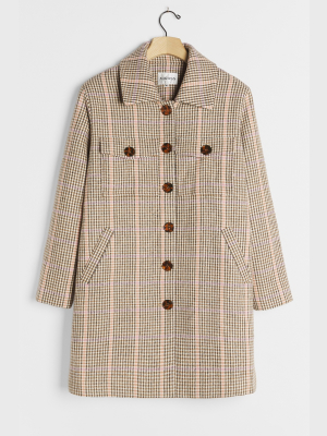 Elisabeth Plaid Coat