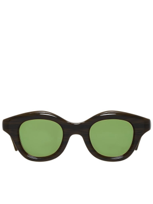 Hook Celluloid Sunglasses (hook-wp-dk-brown-green4)