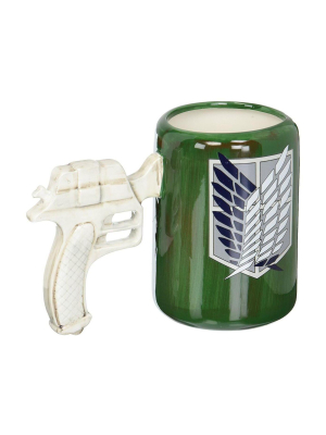 Surreal Entertainment Attack On Titan: 3d Maneuvering Gear Handle Molded Mug