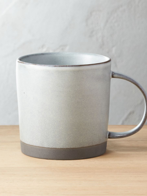 Cast Reactive Glaze White Mug