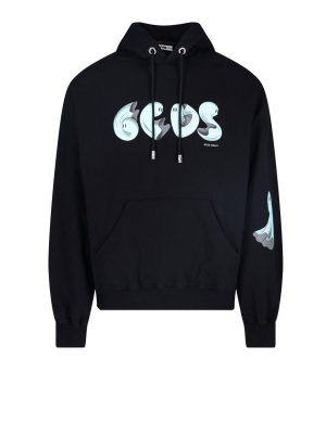 Gcds Logo Printed Hoodie