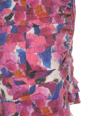 Isabel Marant Milendi Floral Printed Mini Skirt