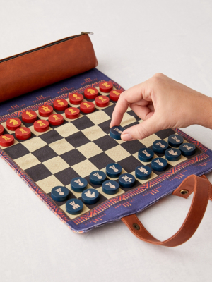 Pendleton Roll-up Chess And Checkers Set