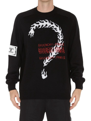 Givenchy Patterned Crewneck Sweater