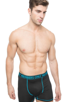 Members Only 3pk Athletic Boxer Brief Contrast Elastic