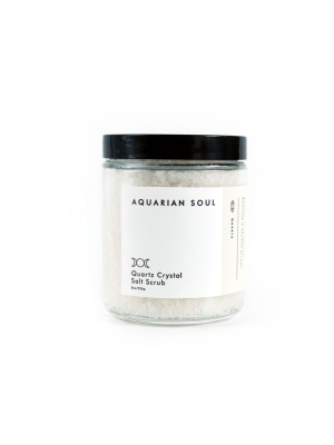 Aquarian Soul Quartz Crystal Salt Scrub