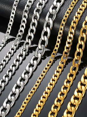 Cuban Chains - (silver/gold)
